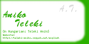 aniko teleki business card